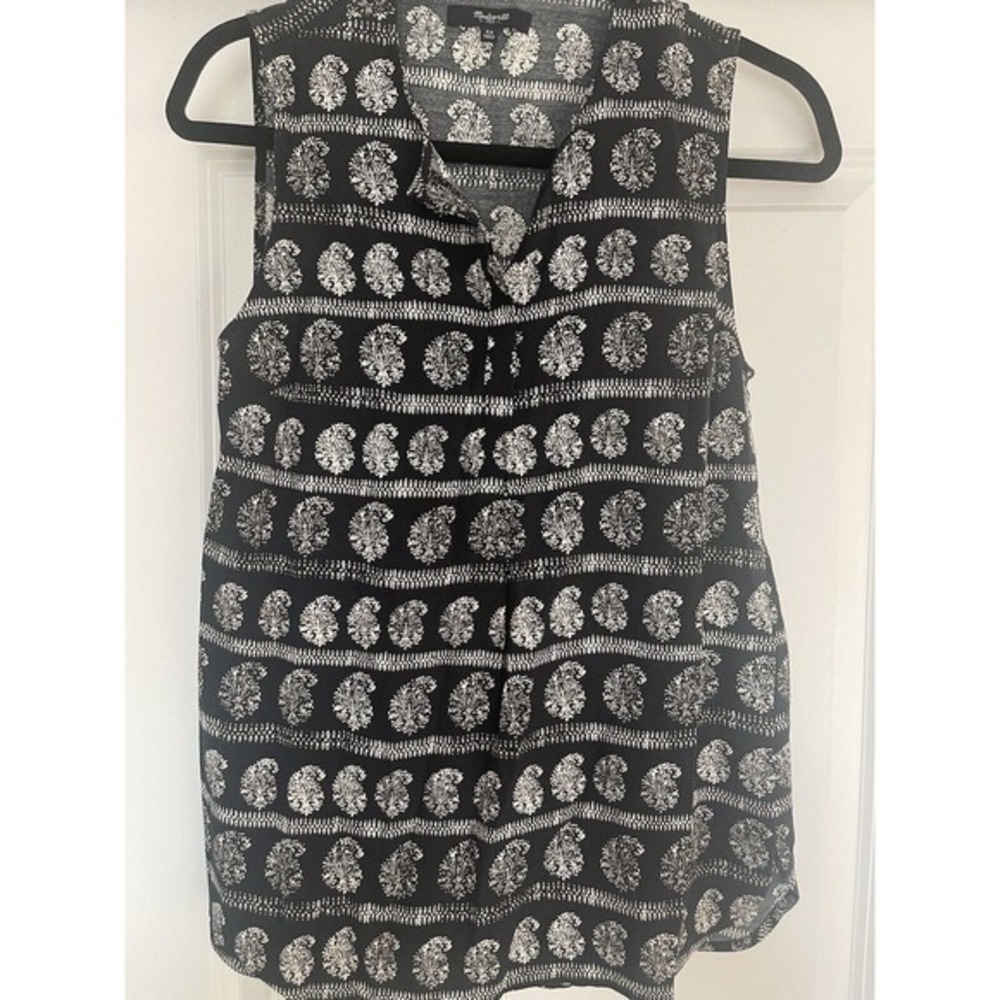 Madewell | Novella Moroccan Print Tank Top Womens Size XSmall EUC!